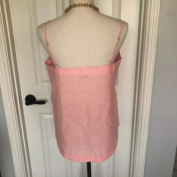 Naked Zebra pink spaghetti strap square neck top size Medium - Picture 4 of 11